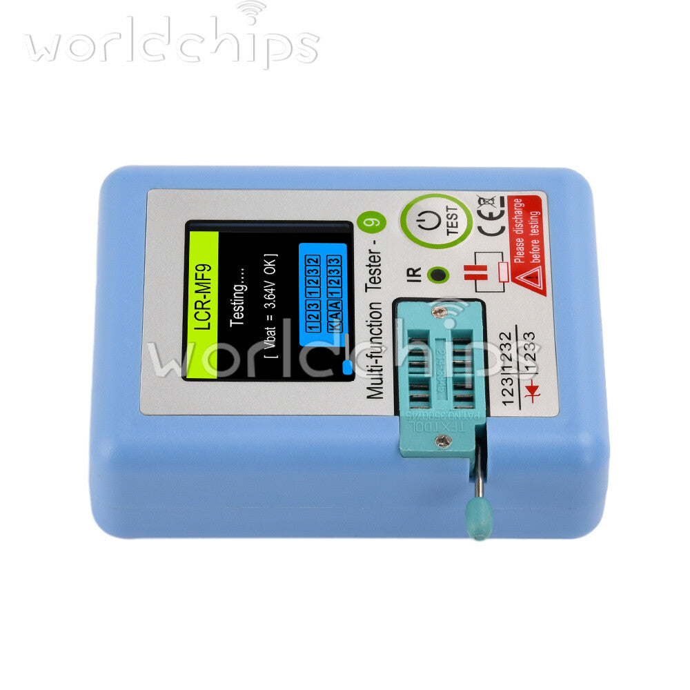 MF9 High Precision Transistor Tester Diode Triode NPN PNP MOSFET Rechargeable