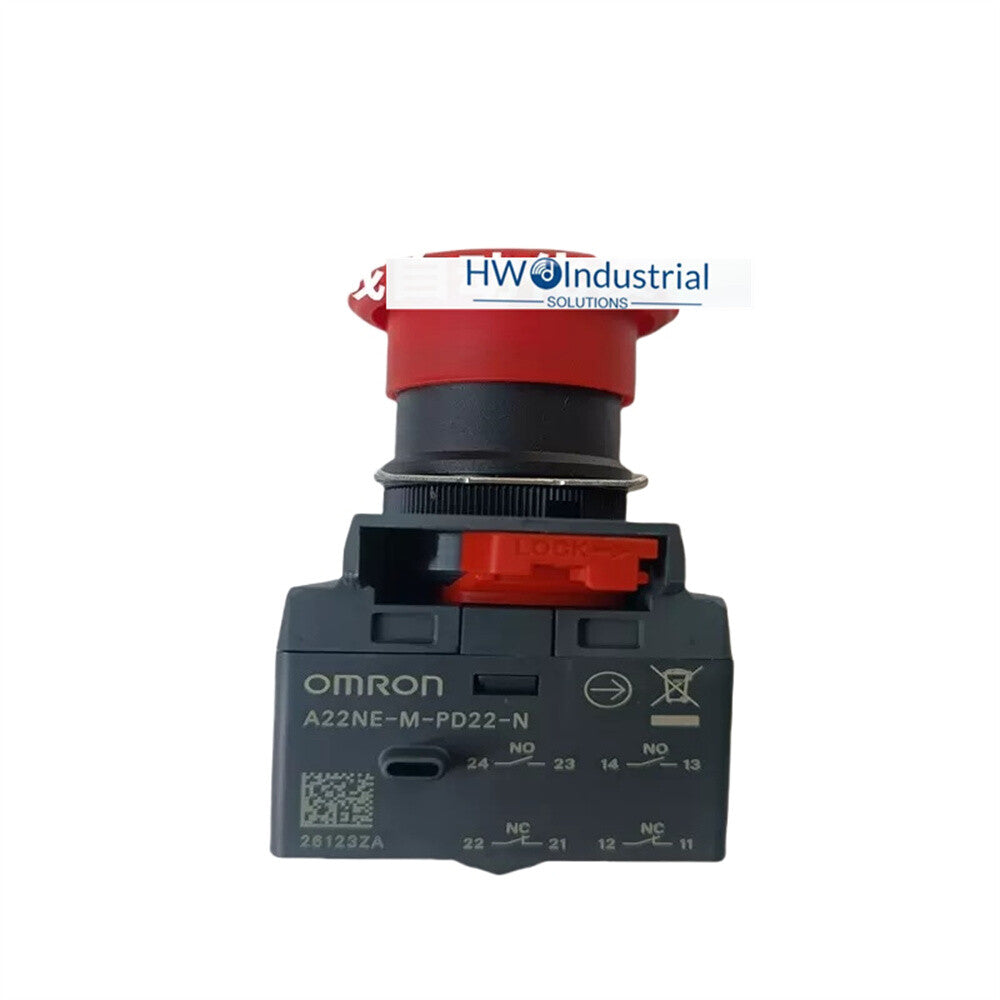 1/Piece  A22NE-M-PD22-N Omron Emergency Stop Button Switch