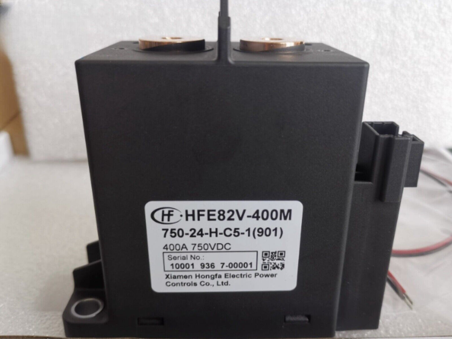 1Pcs  HFE82V-400M 750-24-H-C5-1(901) HV DC Contactor 400A 750VDC Coil 24V