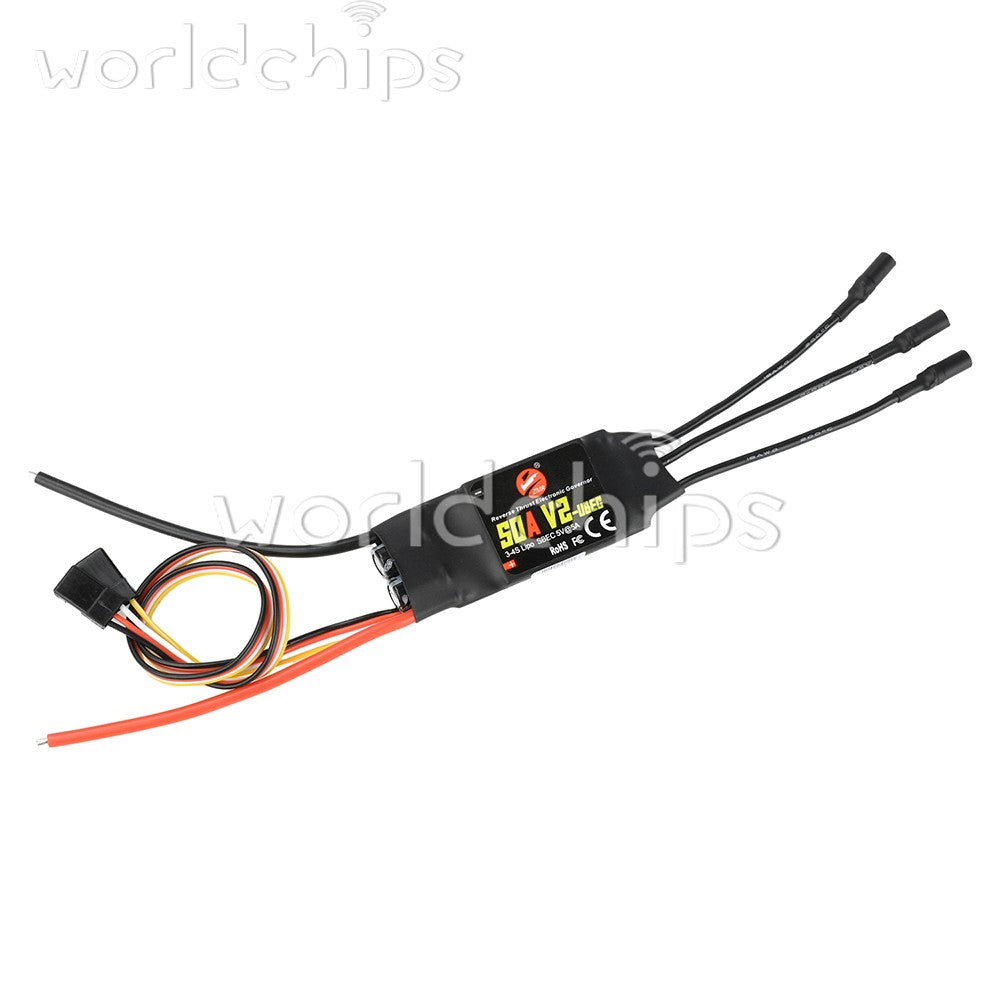 40A 50A Brushless ESC Electronic Speed Controller 3-4S for RC FPV Fixed-Wing