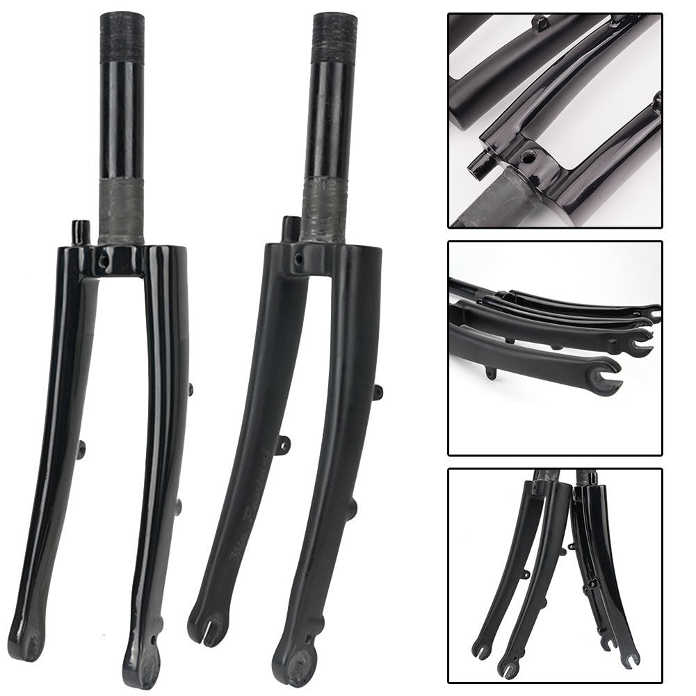 74MM Lightweight Carbon Bike Fork Perfect for Road Touring Foldable Bikes