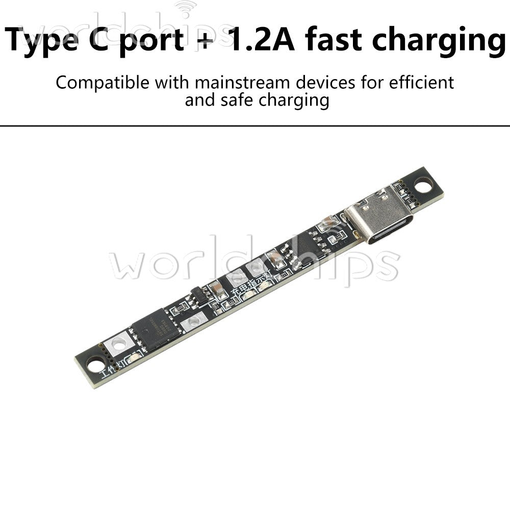 10pcs DC 3.7V Li-ion Battery Charge Protection Board 1.2A Fast Charging Module