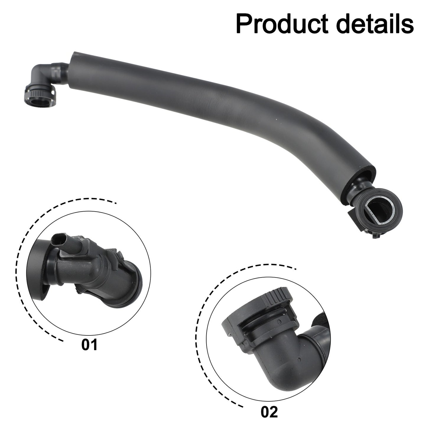 For BMW F22 G30 Crankcase Breather Hose B38 B46 for Engine Replacement