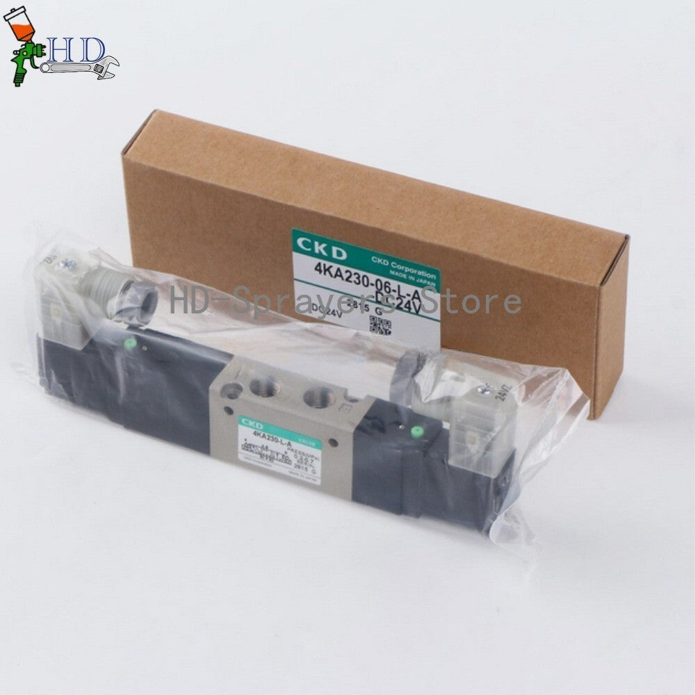 1PCS  For CKD Solenoid Valve 4KA230-06-L-A-DC24V freight free
