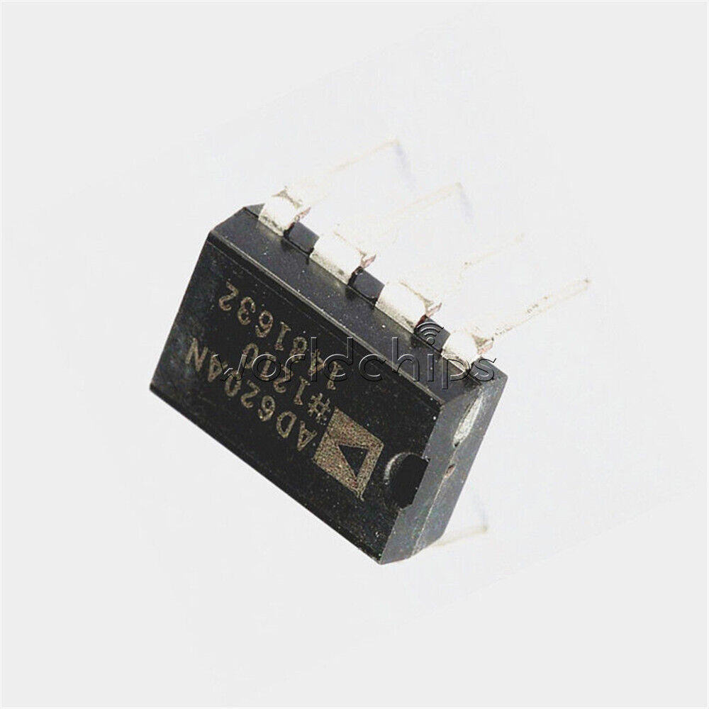 10PCS  AD620 AD620AN DIP-8  IC Instrumentation Amplifier