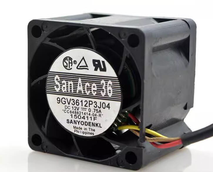 2pcs 9GV3612P3J04 SAN ACE 3628 3625 12V 0.75A pwm axial cooling fan