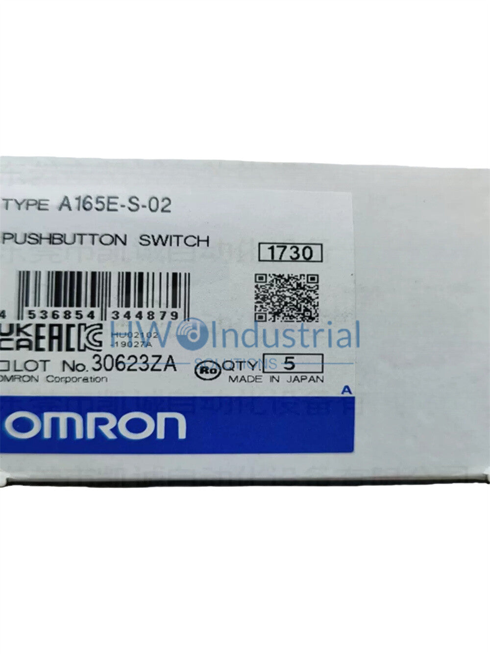 5 Piece/Box  OMRON Emergency Stop Switch A165E-S-02