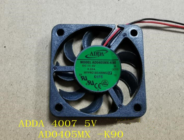 1Pc   ADDA AD0405MX-K90 AD0412LX-K90 AD0412HX-K90 2-wire ultra-thin fan 4CM