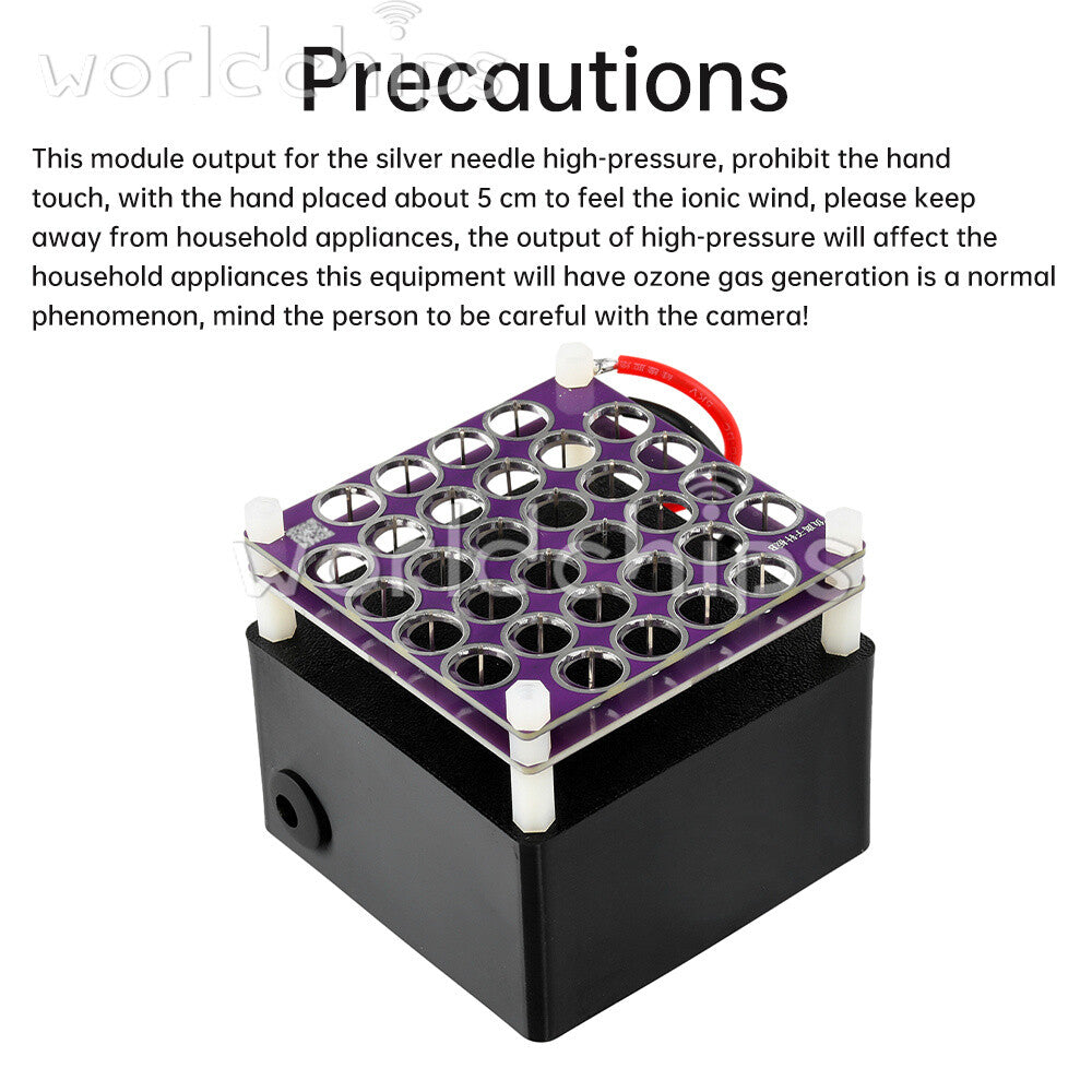 12V Plasma Ionizer Remove Smoke Dust Air Purifiers Negative Lon Anion Generator