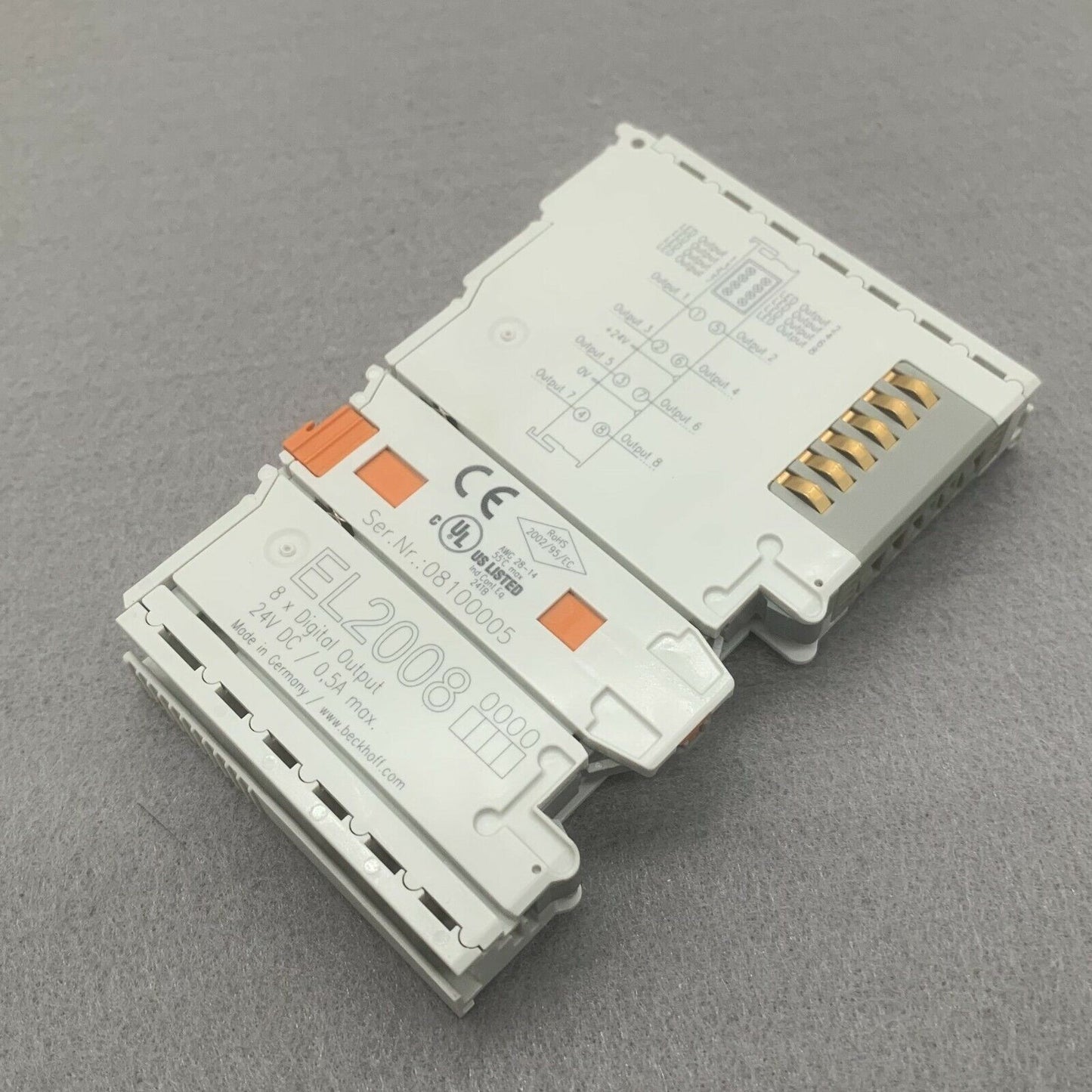 FOR BECKHOFF EL2008 EL2008-0000 8-channel Digital Output Terminal In Box