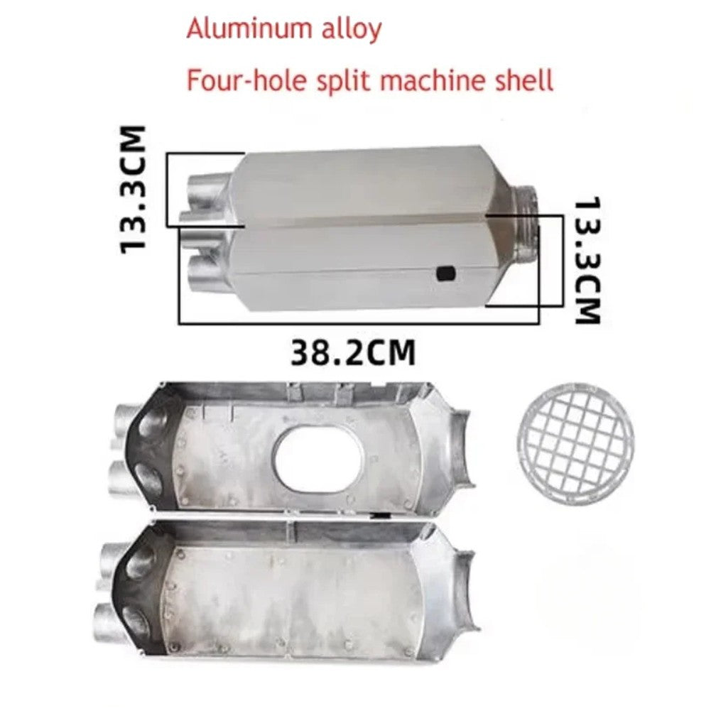 Aluminum Alloy Heating Shell For Parking Heater Single Hole Four Hole Accessory