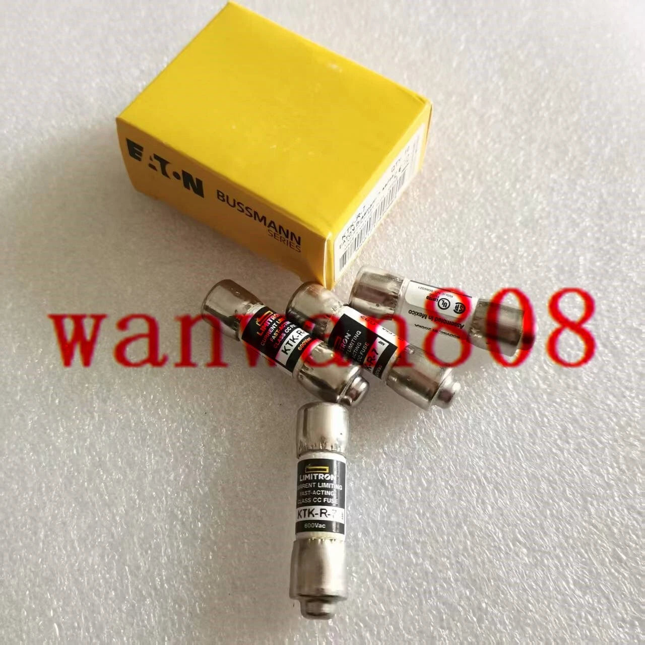 10 pcs KTK-R-7 Fuse 7A 600Vac，  with box，free shipping #P