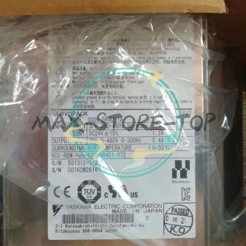 1pcs   ones Yaskawa Servo Driver SGDV-5R4D11A