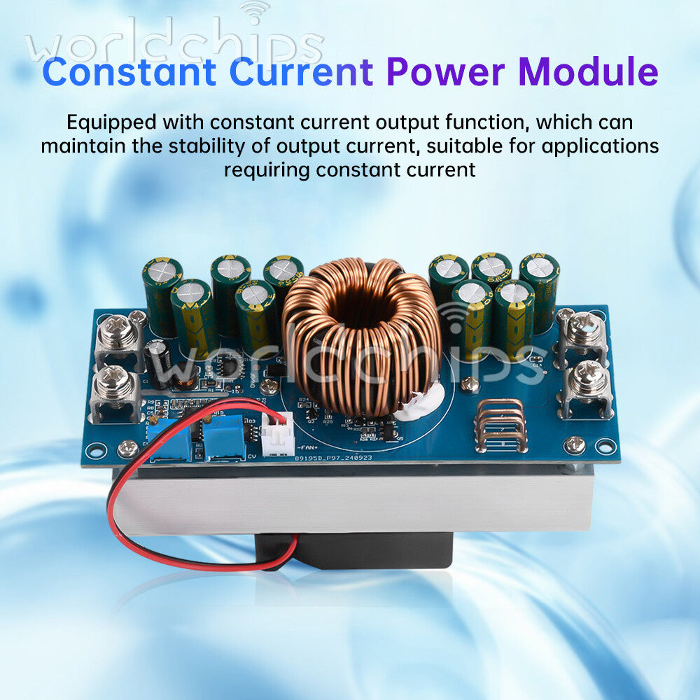 800W/1200W DC-DC Adjustable Buck Power Module DC15V-90V to DC2.5V-72V 28A/50A