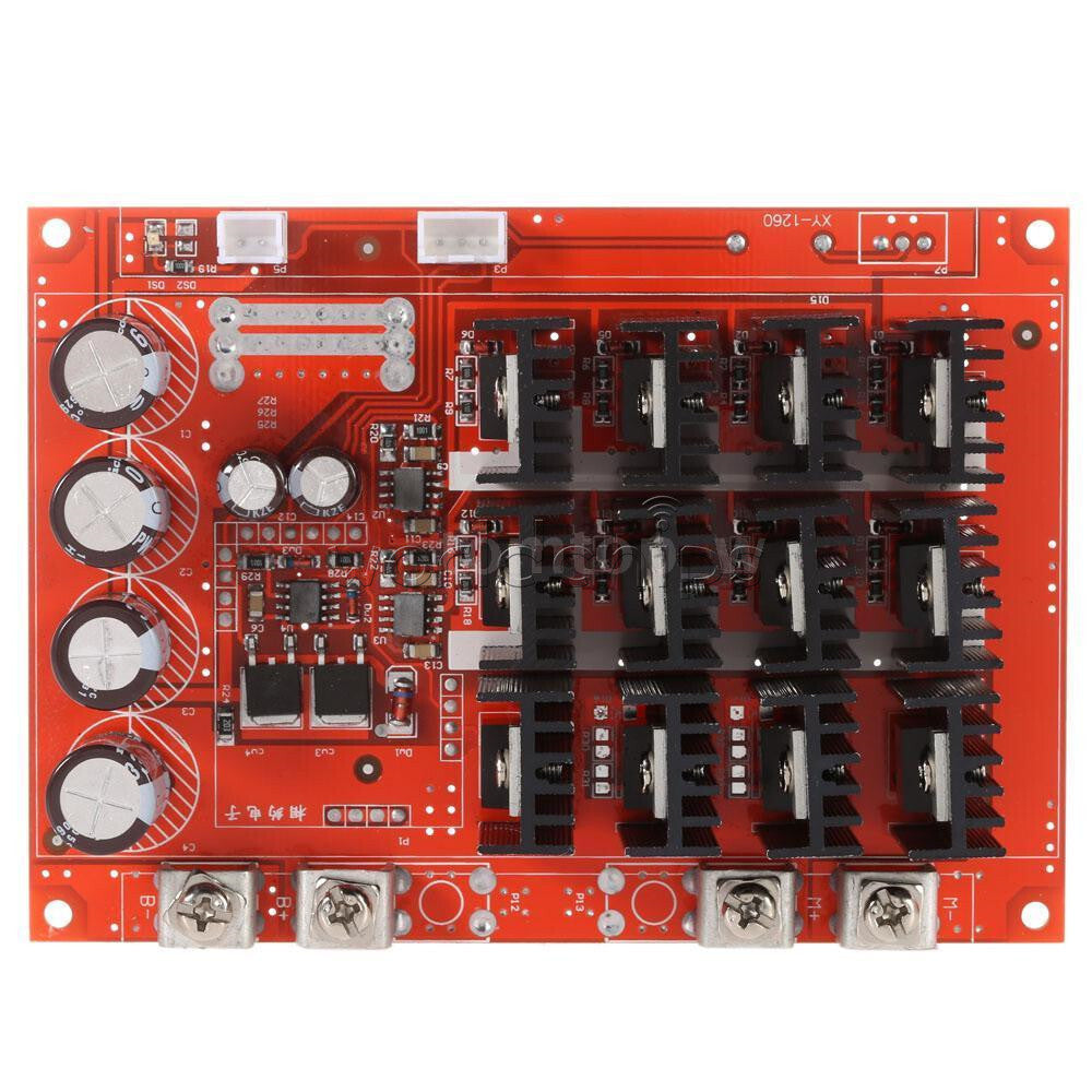 10-50V 60A DC Motor Speed Control PWM HHO RC Controller 12V 24V 48V 3000W Case