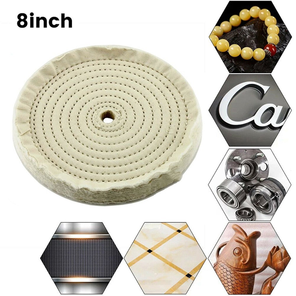 Buffing Buffing Wheel Wheel Pad For Bench Grinder 50Ply 8'' High quality
