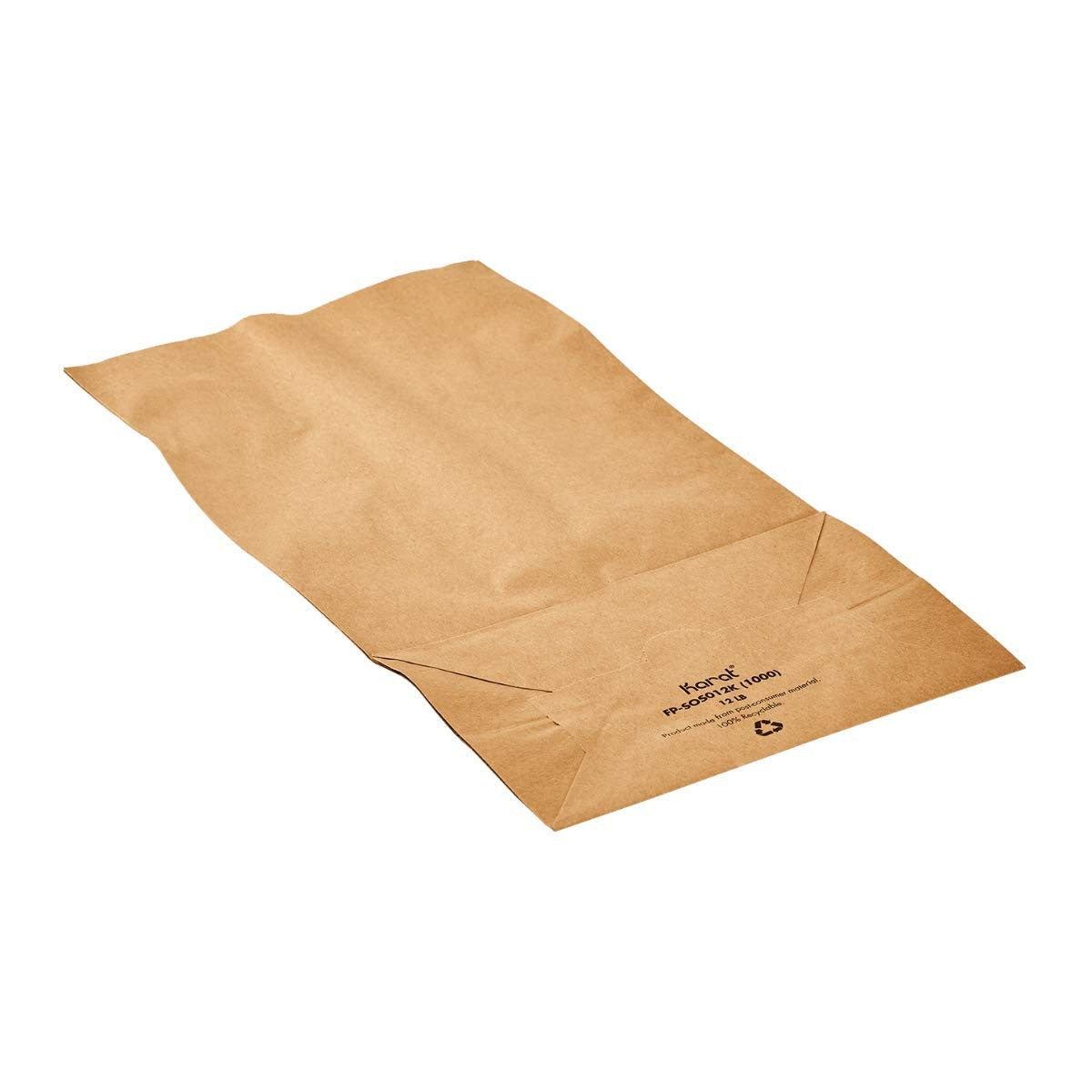 Heavy-Duty Paper Lunch Bags, 12lb Kraft - 1,000 Count Bulk Pack, Self-Standing