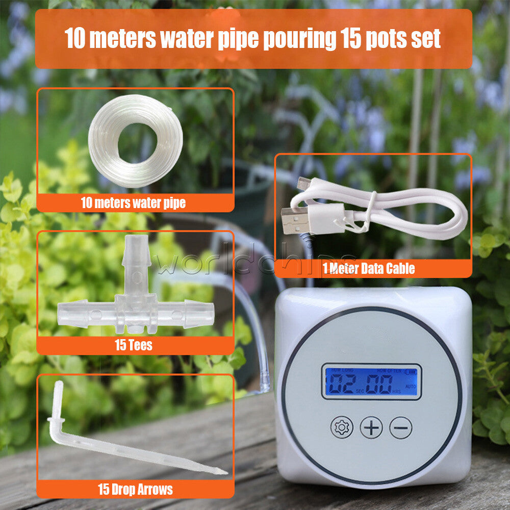 800ml/m Garden Plant Lazy Self Watering Timing Irrigation Potted Watering Device