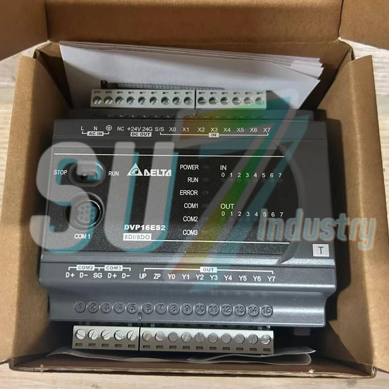DELTA DVP16ES200T PLC Module# 1pcs    In Box