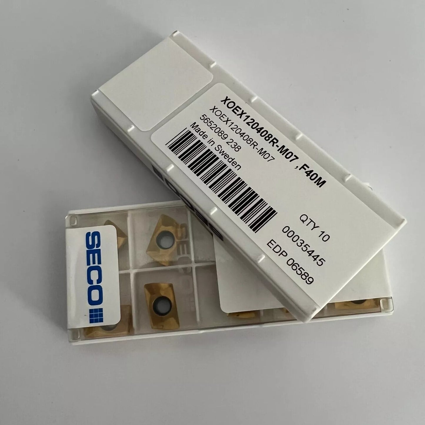 10pcs/Box XOEX120408R-M07 F40M For SECO Carbide Insert Milling Insert