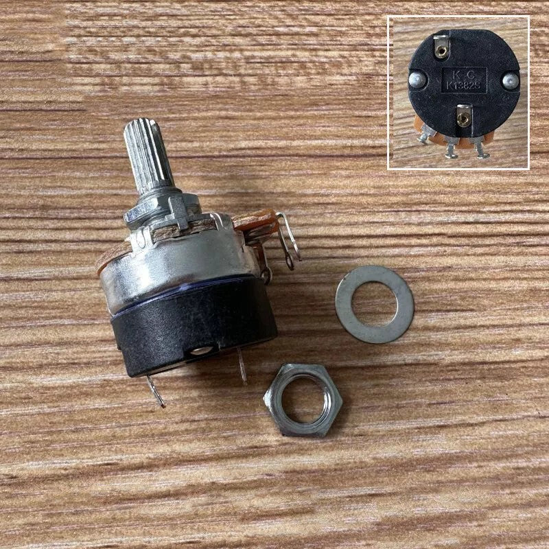 Mini Lathe Speed Control Potentiometer & On Off Switch For WH24-2 4K7 B500K Ohms