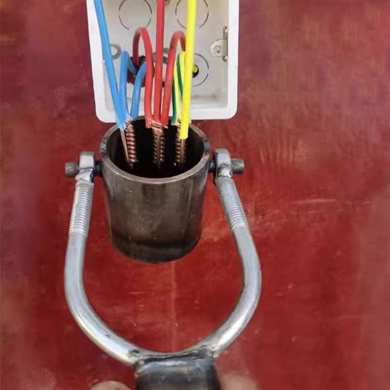 Gas Fire Heated Soldering Tin Pot for No Power Outdoor Electrician Wire Tinning