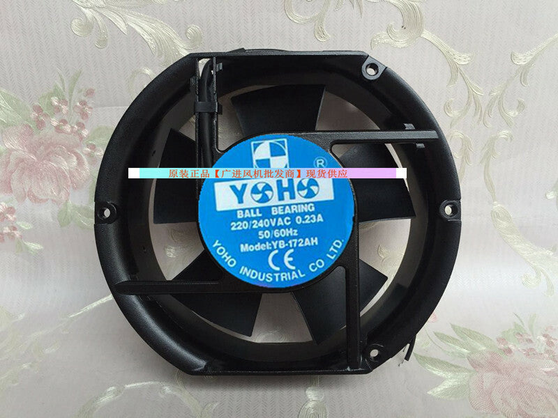1pcs  YOHO MODEL YB-172AH 230V 0.23A 50/60hz 172512 line cooling fan