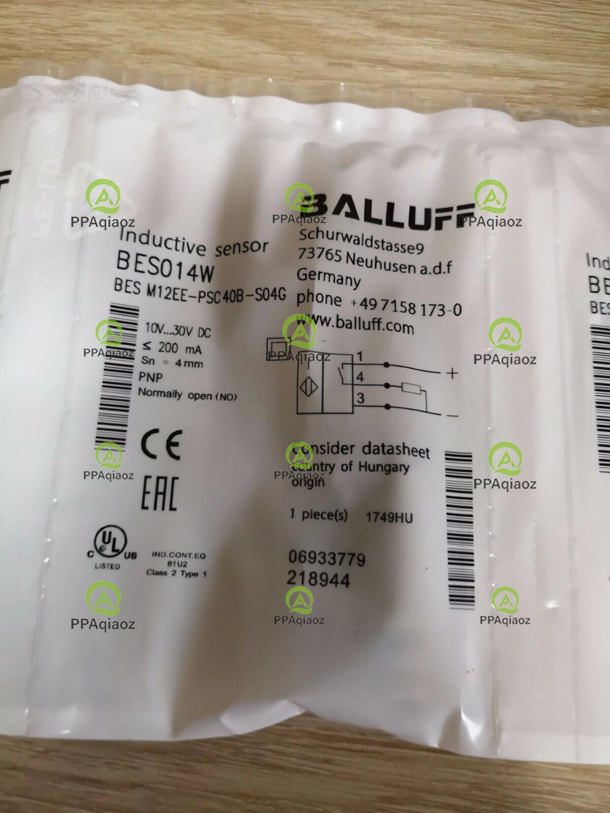 1Pcs  BALLUFF BES M12EE-PSC40B-S04G（BES014W) sensor Fast delivery
