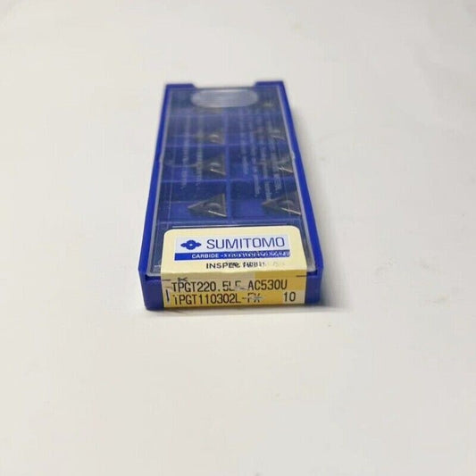 10Pcs Sumitomo TPGT110302L-FX AC530U TPGT220.5LFX turning blade carbide inserts