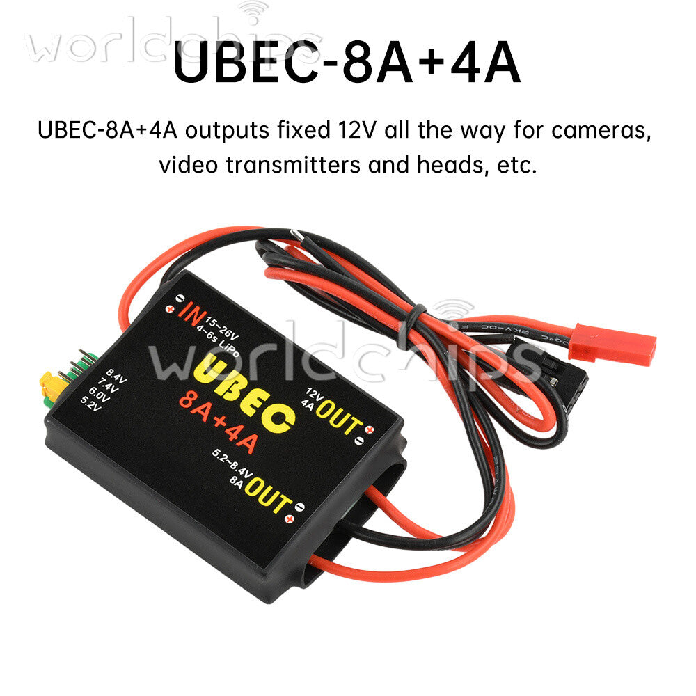 2S-8S 6-36V UBEC-8A BEC & DUAL UBEC Servo Independent Power Supply Module RC Car