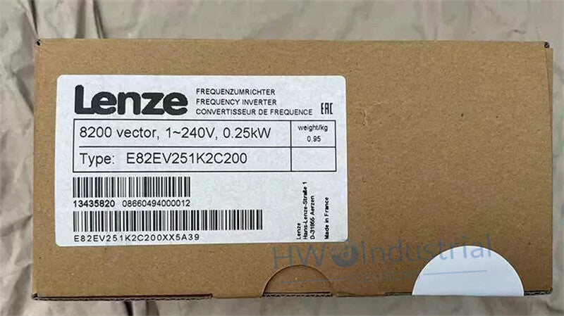 1/Piece  E82EV251K2C200 E82EV251-2C200 1-240V 0.25KW Lenze Inverter