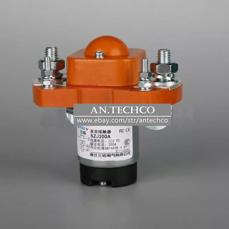 ONE  12 Volt Heavy Duty Universal Contactor Solenoid SZJ200A SZJ-200A 200Amp