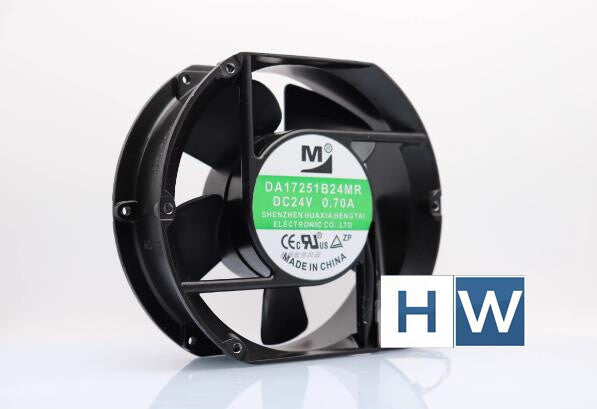 1PC 17CM 24V 0.70A DA17251B24MR 3-wire Yaskawa Inverter Cooling Fan