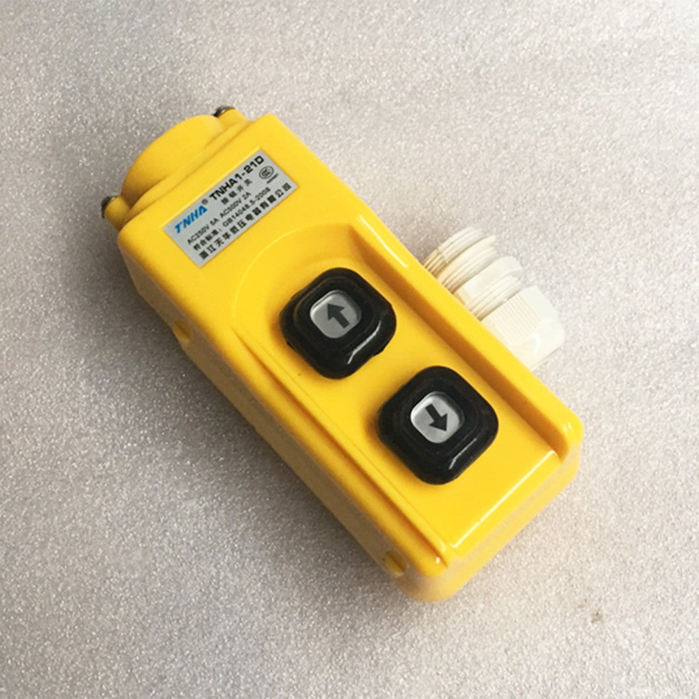 Rainproof Pushbutton Switch TNHA1-21D Hoist Crane Winch Push Button Switch 500V