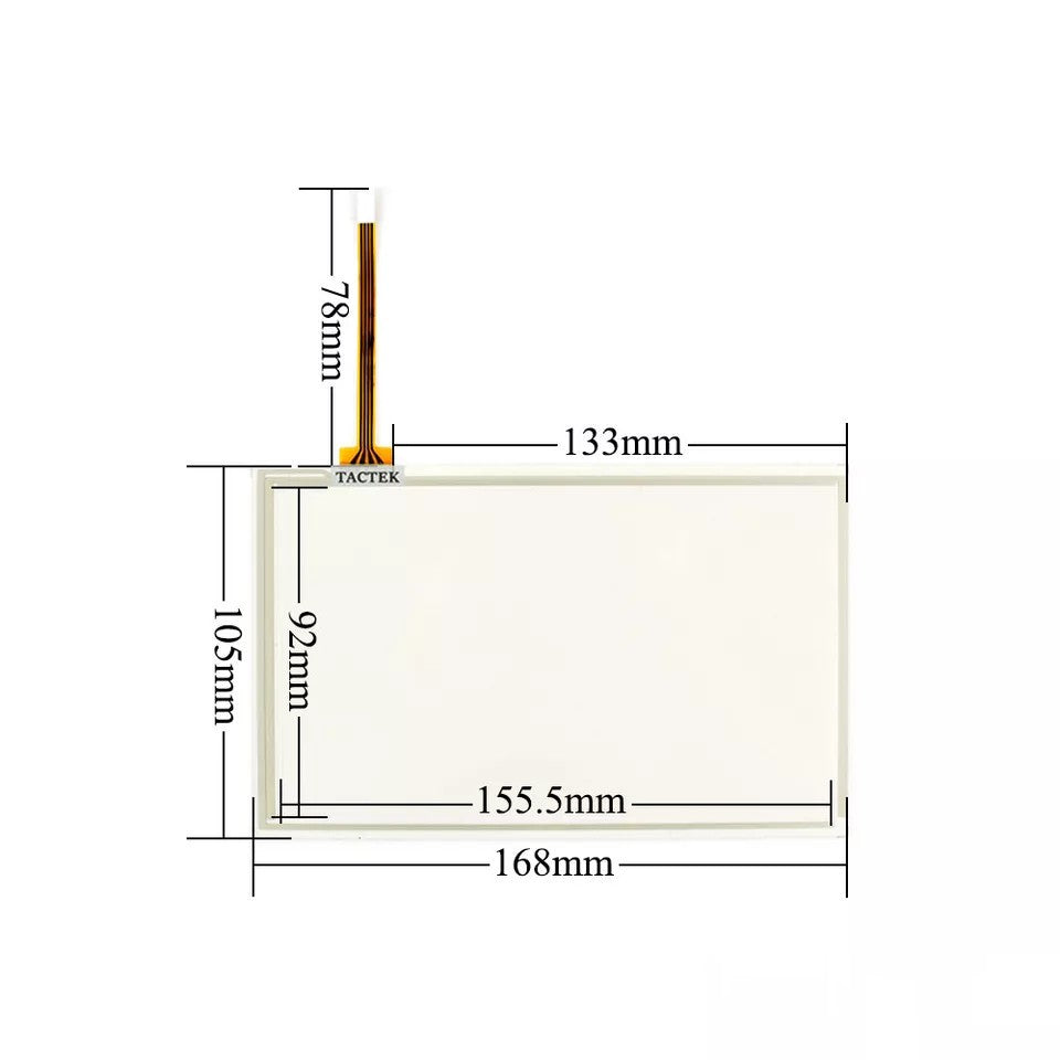 Touch Screen Digitizer for MCGS TPC7062KX TPC7062KW TPC7062KT TPC7062TX +Overlay