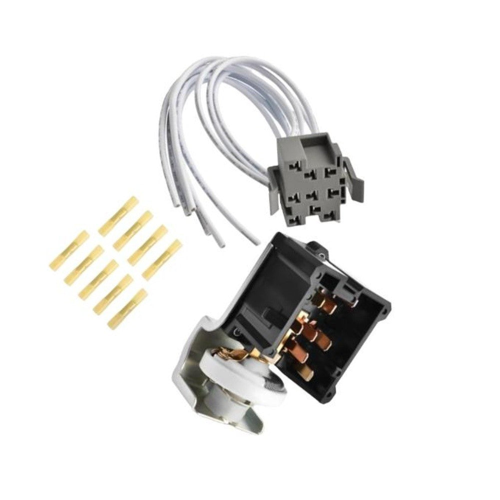 For Ford For F150 F250 9 Pin Headlight Switch with Connector Replacement Part