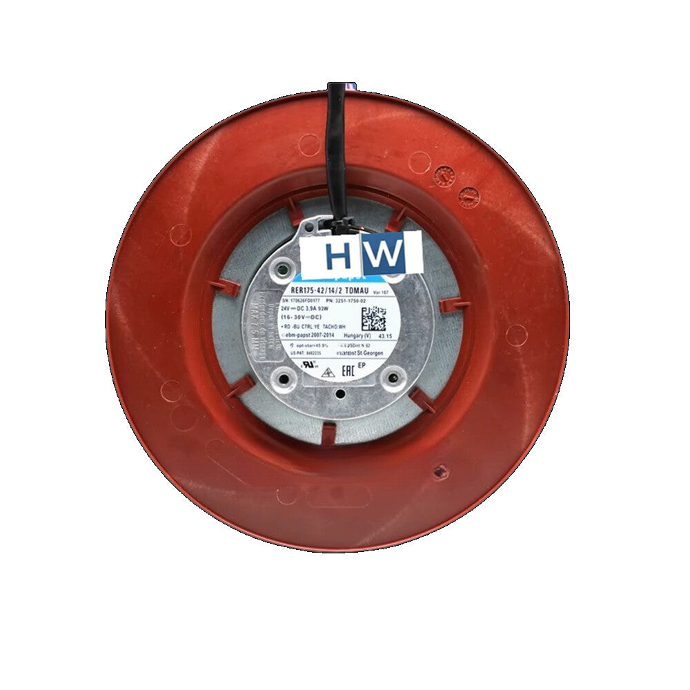 1/piece RER175-42/14/2 TDMAU 24V 3.9A 93W centrifugal turbine cooling fan