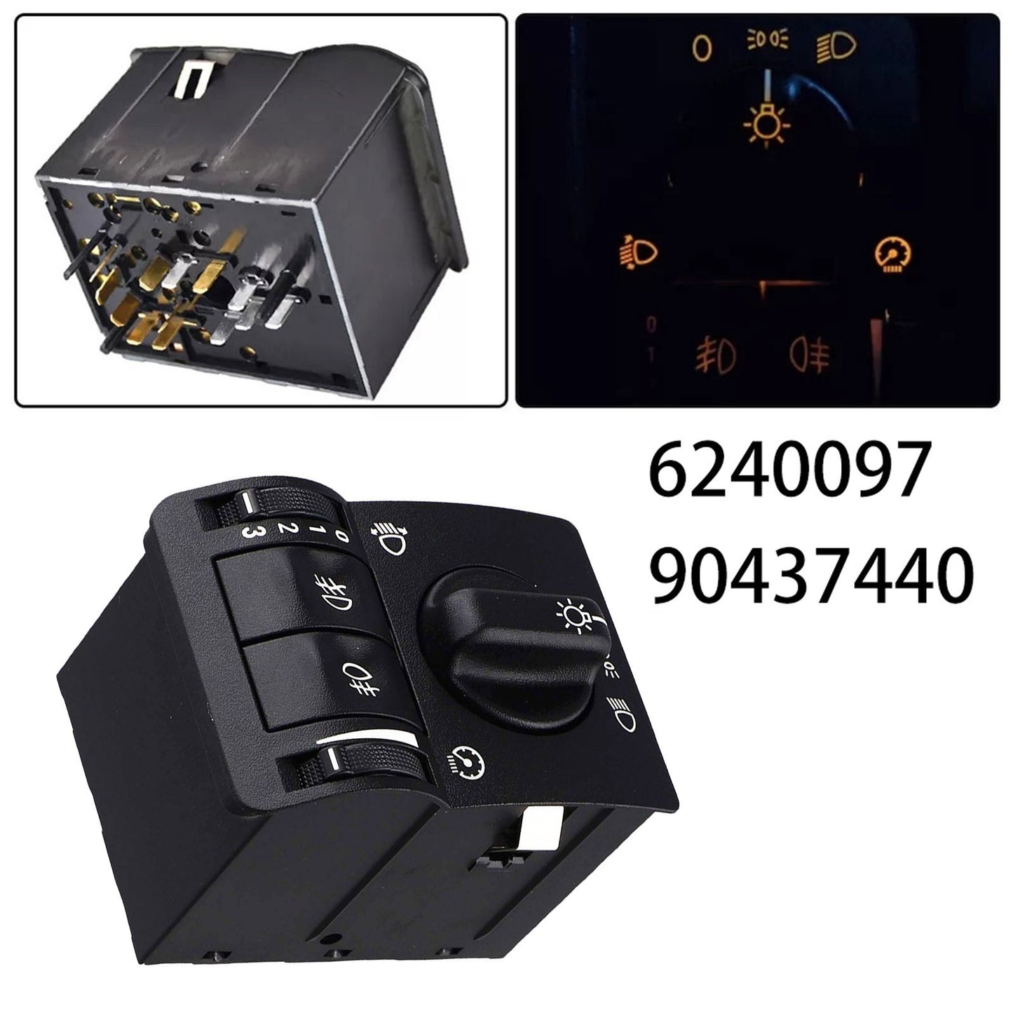 OEM Replacement Car Headlight Control Switch for Opel For Astra 6240097