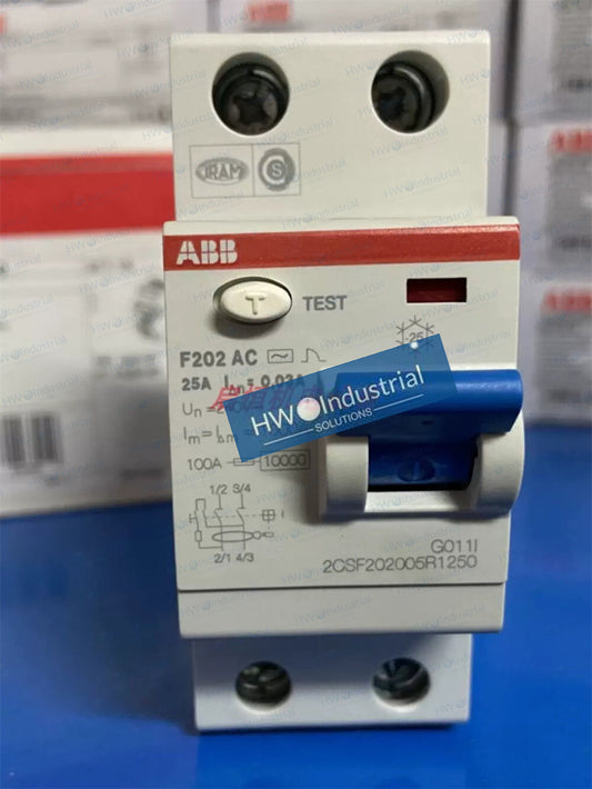 1/Piece F202 AC-25/0.03 2P 25A ABB Electromagnetic Leakage protector Device