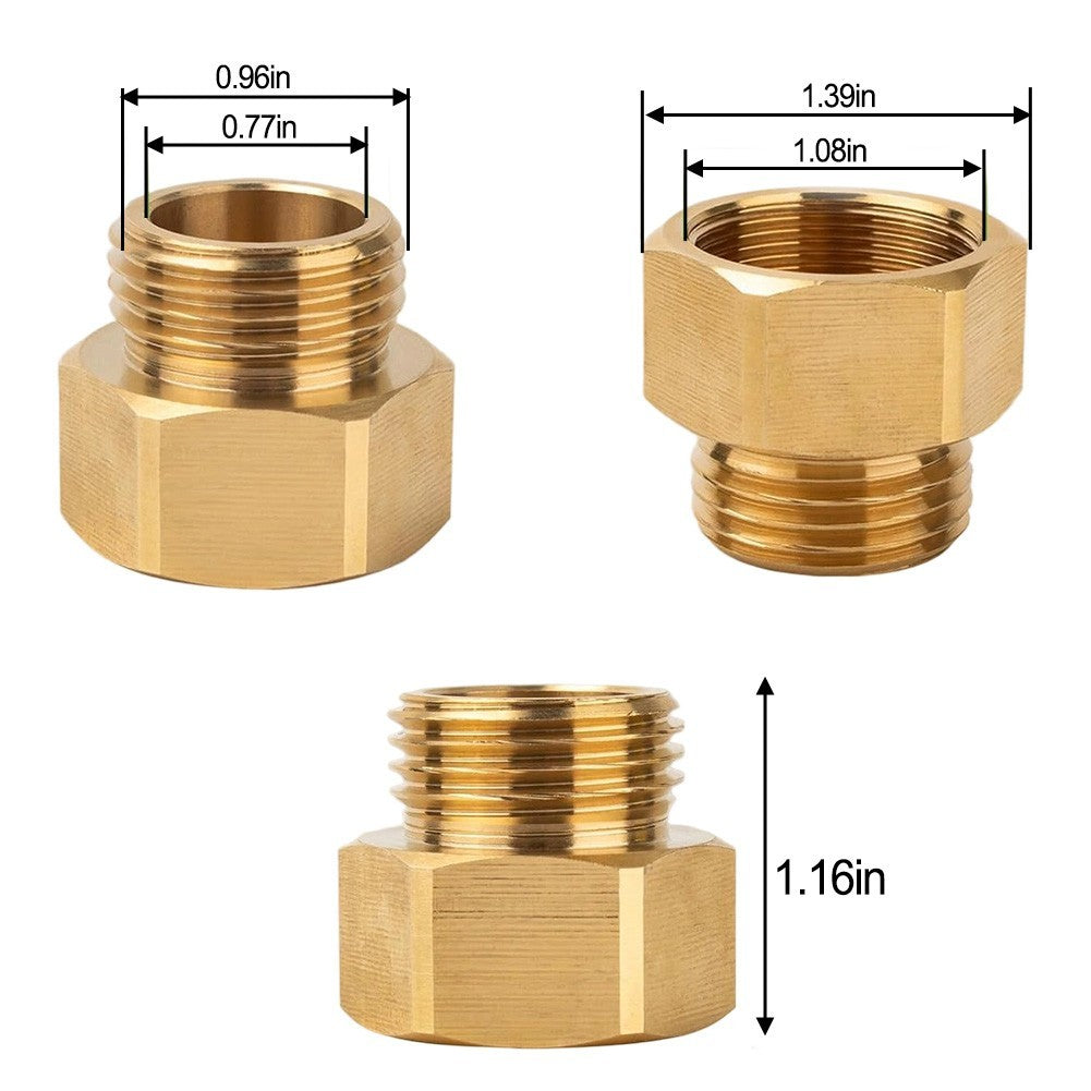 Transform Your Garden with 1 1/16 Inch Faucet Adapter to 3/4 Inch GHT Male Hose