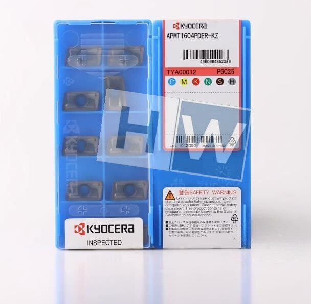 BOx/10pcs Kyocera CNC Milling Insert APMT1135PDER-KZ PG025