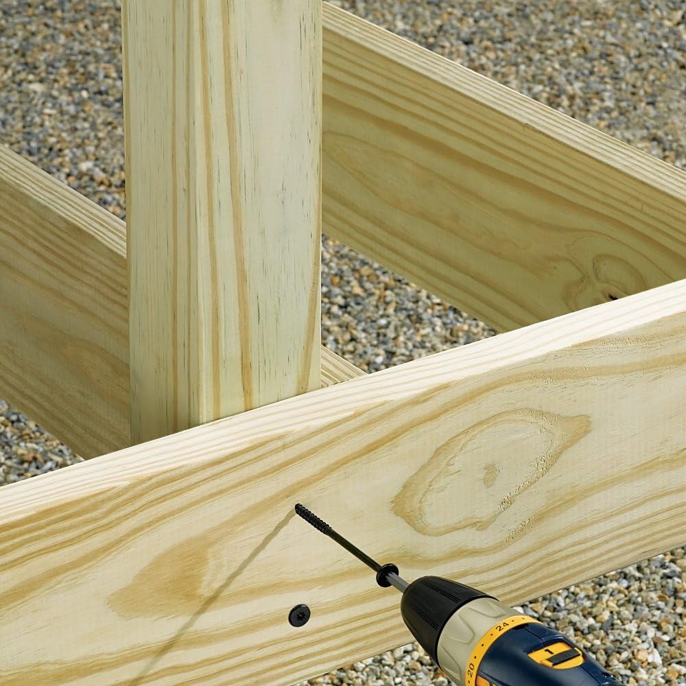 Hidden Deck Fastener, 2-7/8" Length, for Secure Deck Board Installation