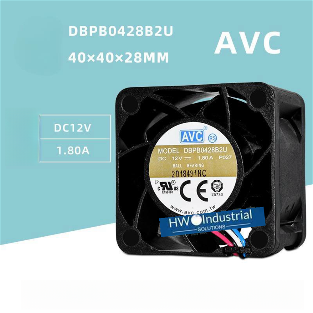 1/piece  AVC DBPB0428B2U 4028 12V 1.80A 4CM Server Cooling Fan