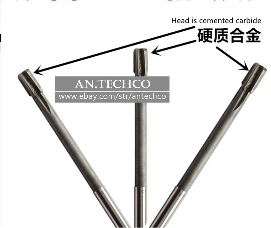 1pc 32mm Carbide Tip Straight Shank Machine Chucking Reamer