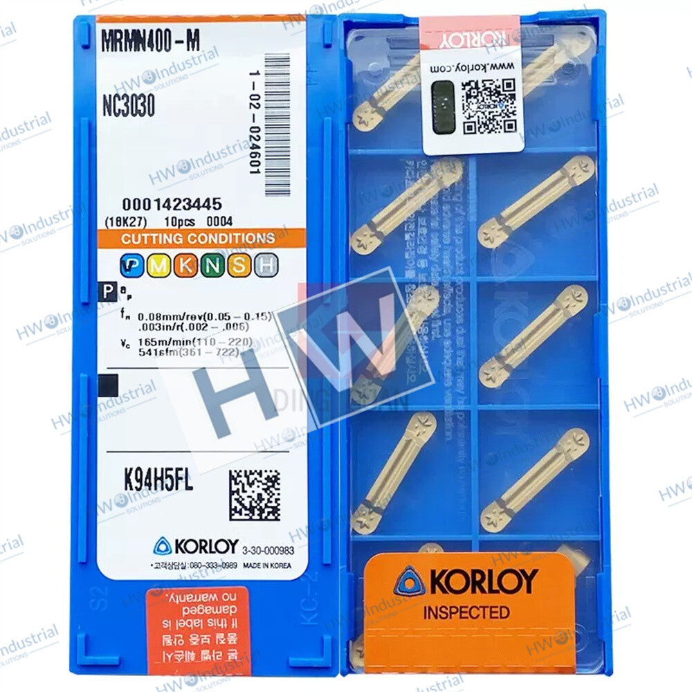 10piece/Box MGMN400-M NC3030 CNC Slotting Cutting Groove Cutter Blade KORLOY