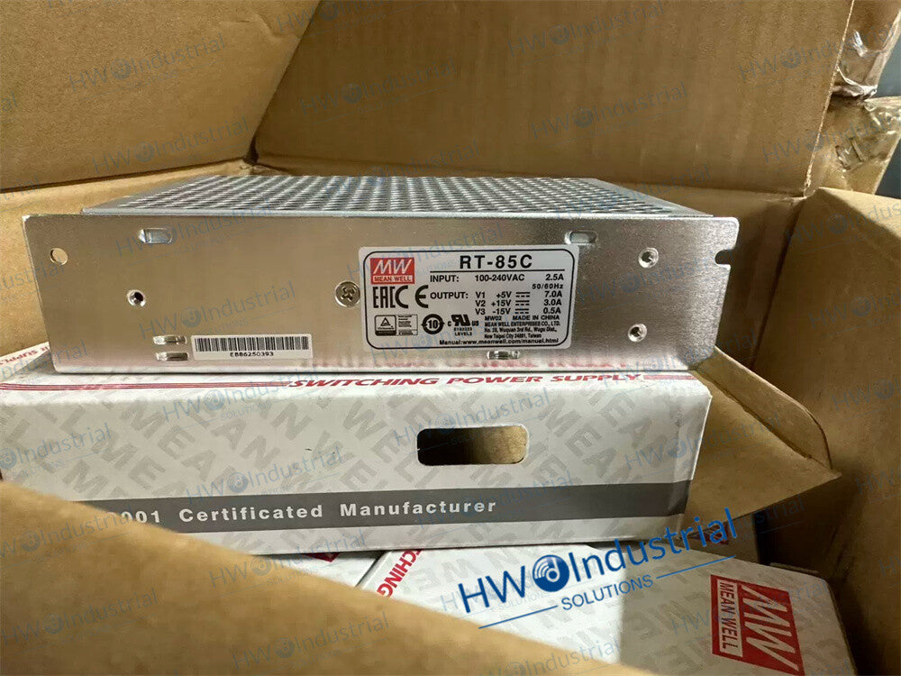1/piece RT-85C 85W +5V7A +15V3A -15V0.5A MEAN WELL Switching Power Supply