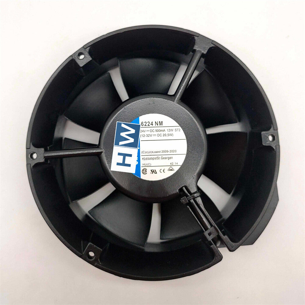 1/piece 6224NM 24V 500mA 12W 17CM 172*51mm Aluminum Frame Axial Flow Fan