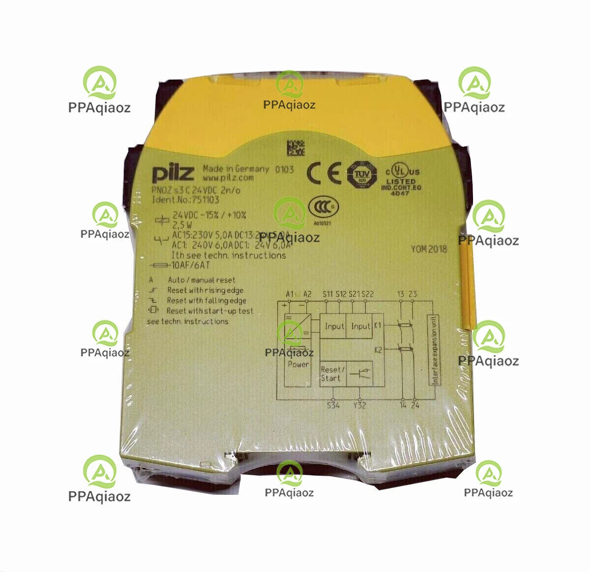 PNOZ S3C 751103  PILZ PNOZ S3 C 751103 Safety Relay #P