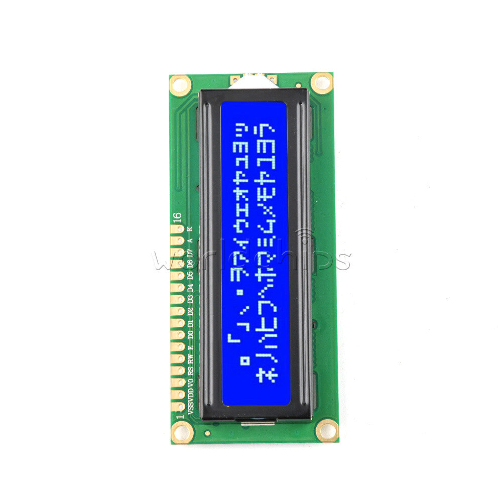 10x 5V 1602 16x2 Character LCD Display Module HD44780 Controller Blue Blacklight