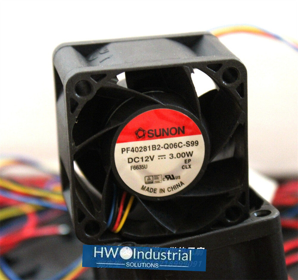 1/piece SUNON PF40281B2-Q06C-S99 12V 3.00W 4CM PWM Speed Control Cooling Fan